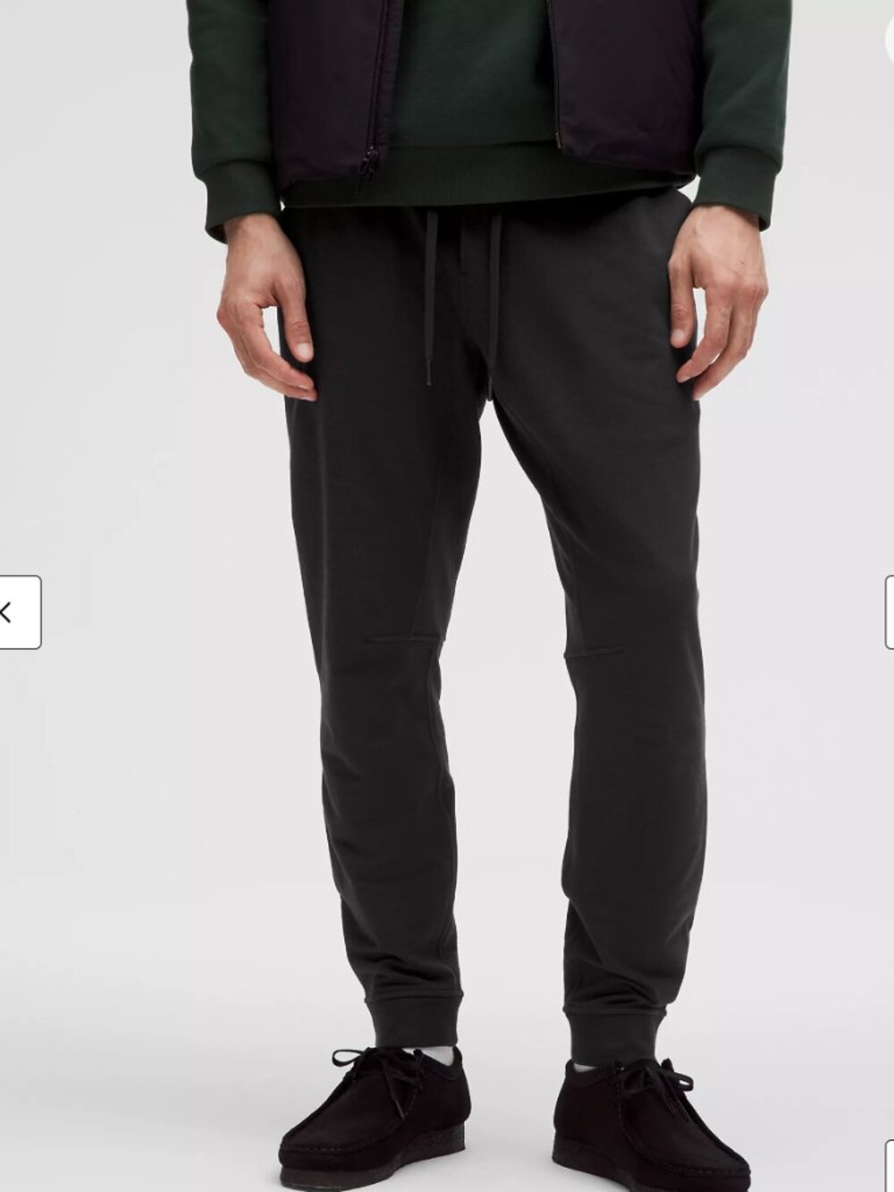 Men's black Lululemon City Sweat Joggers